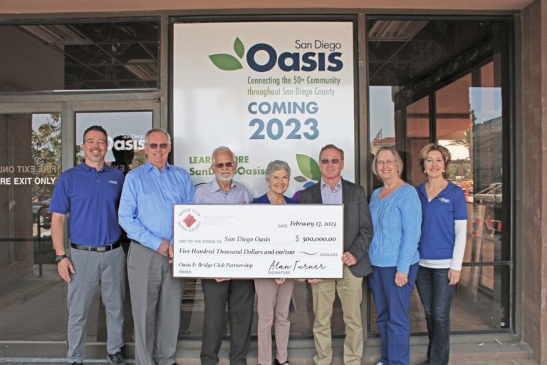 San Diego Oasis receives $500,000 gift from Bridge Club