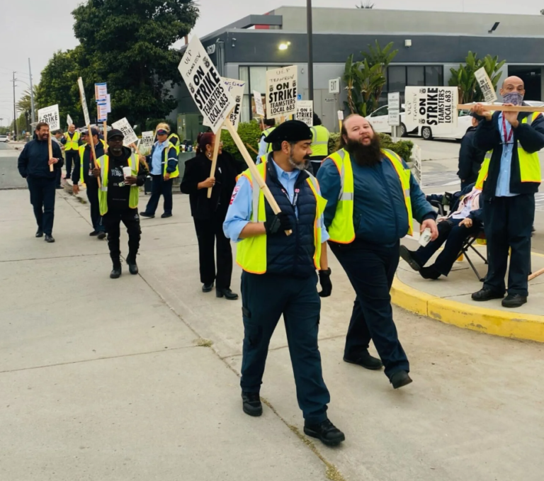 Transdev bus operators hold strike in Chula Vista