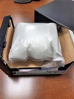 CBP catch Ketamine concealed inside CA-bound micro stereo