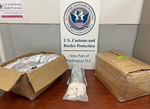 CBP seized 70 pounds of a newer cathinone analogue destined for D.C.