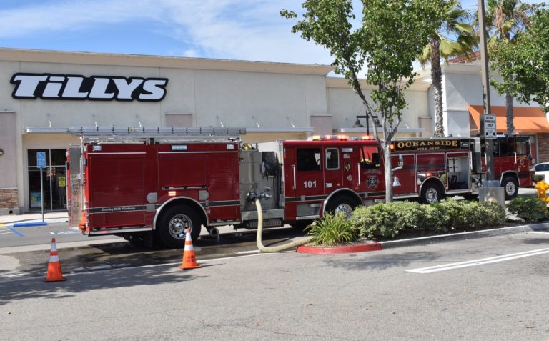Electrical fire causes power outages at multiple stores at shopping center