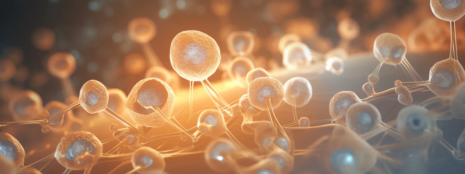 a close-up of a yeast cell undergoing fermentation, with oxygen molecules floating around it.
