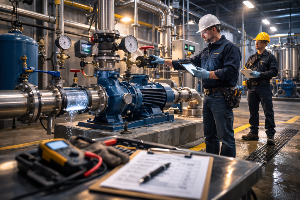 Systematic pump diagnosis