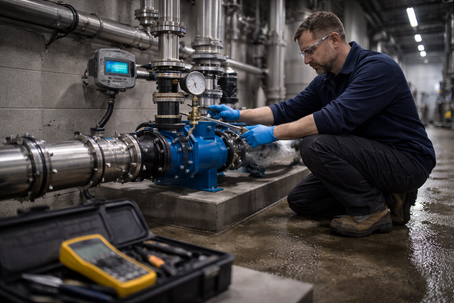 Diagnosing low pump flow